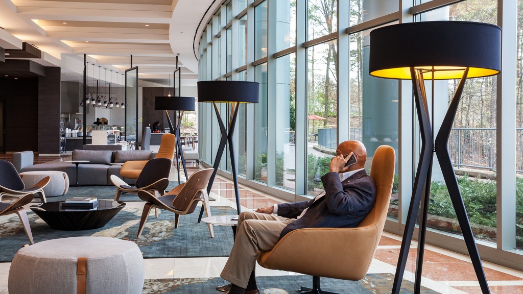 A person sitting in a chair.